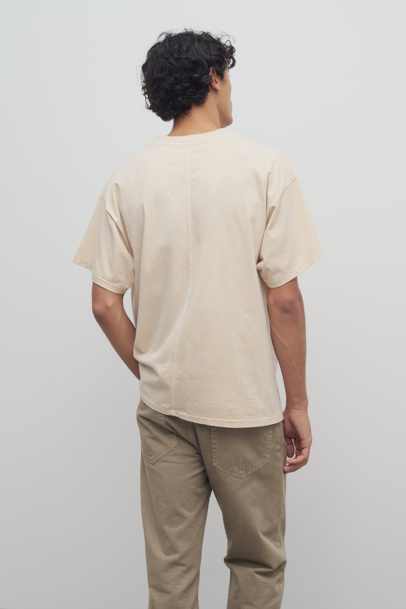 Sato T-Shirt Beige in Cotton – The Row