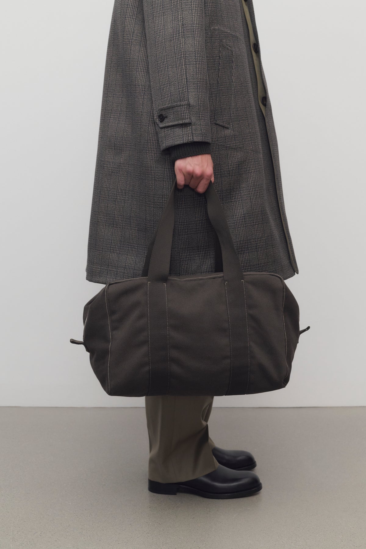 Sisal Duffle Bag in Cotton Canvas