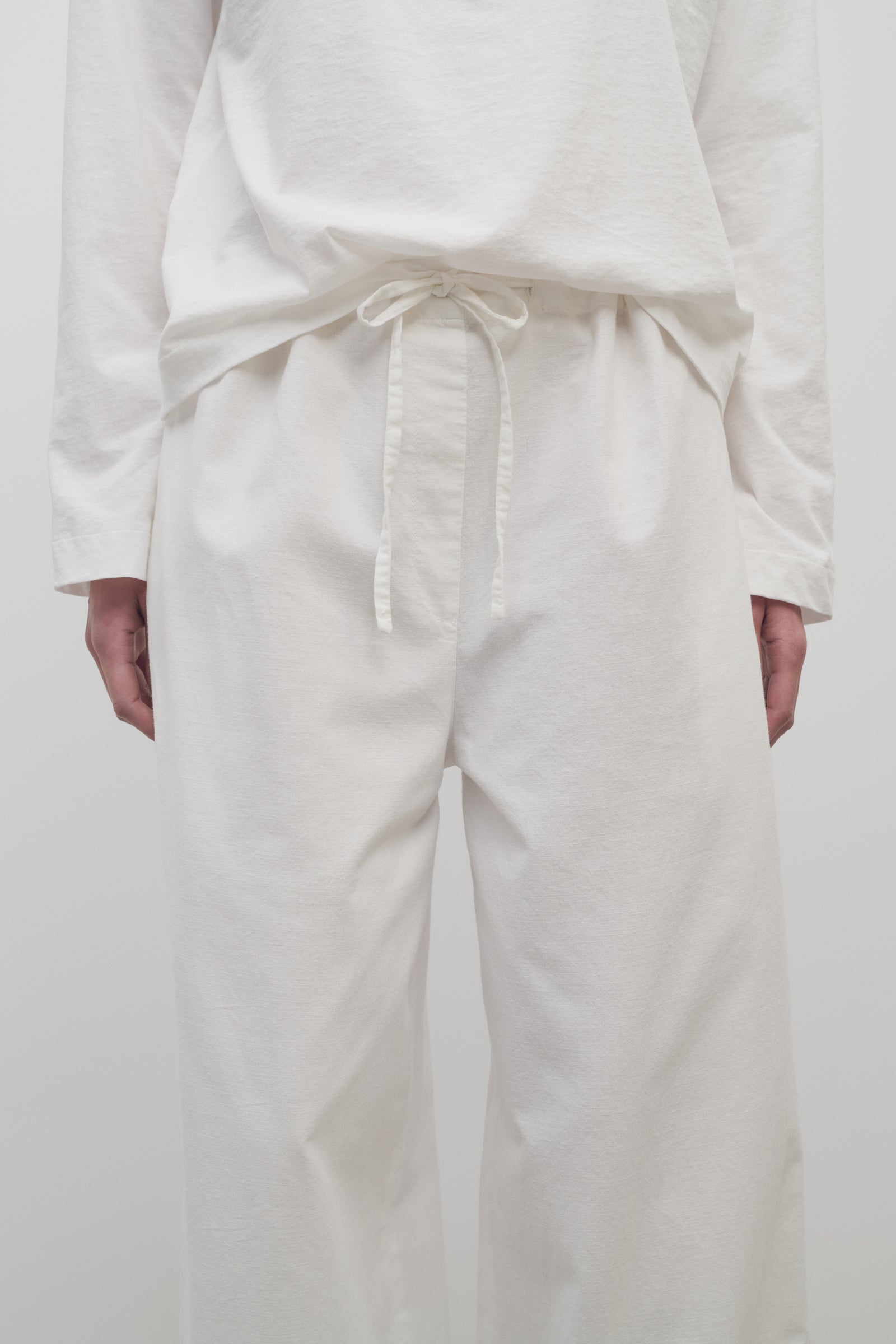 The Row バーネット コットンガウン ホワイト THE ROW | Nesson Cotton Shirt | Women | Lane Crawford