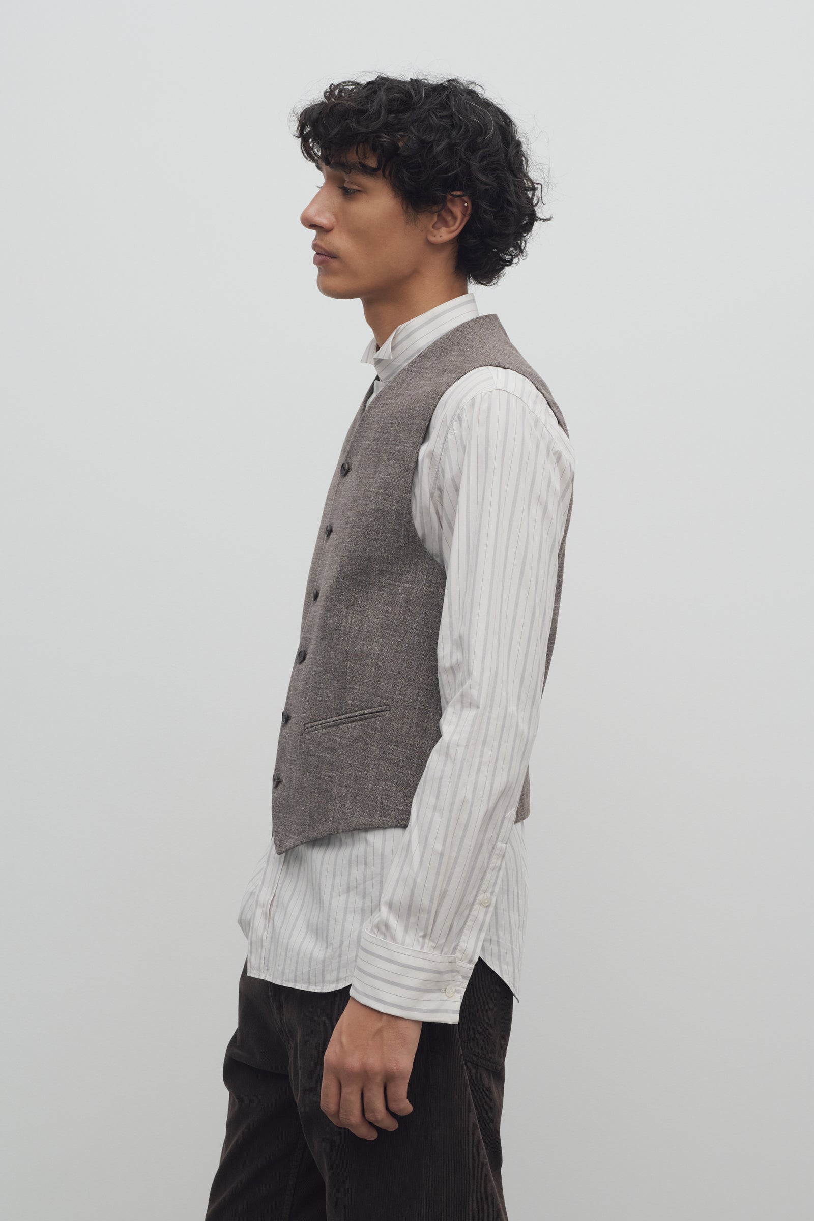 【YURI♡ 】アメリTRENCH MULTI WAY LONG VEST Ameri（アメリ）の「TRENCH MULTI WAY LONG VEST（トレンチ