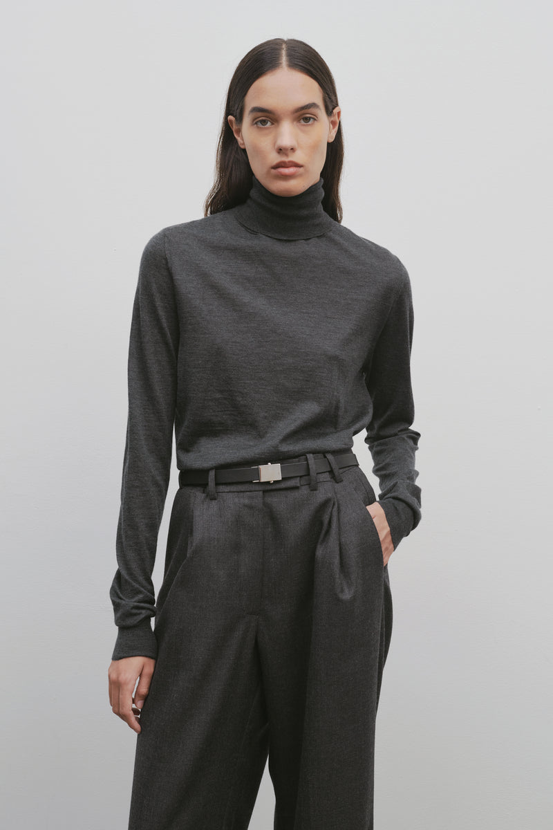 Eva Top Grey in Cashmere – The Row