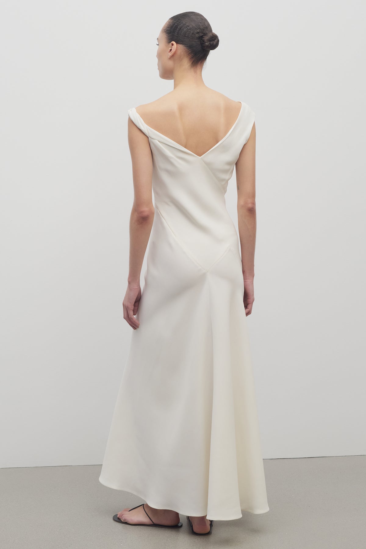 the row white silk dress The Row - Women's Paran Dress - White