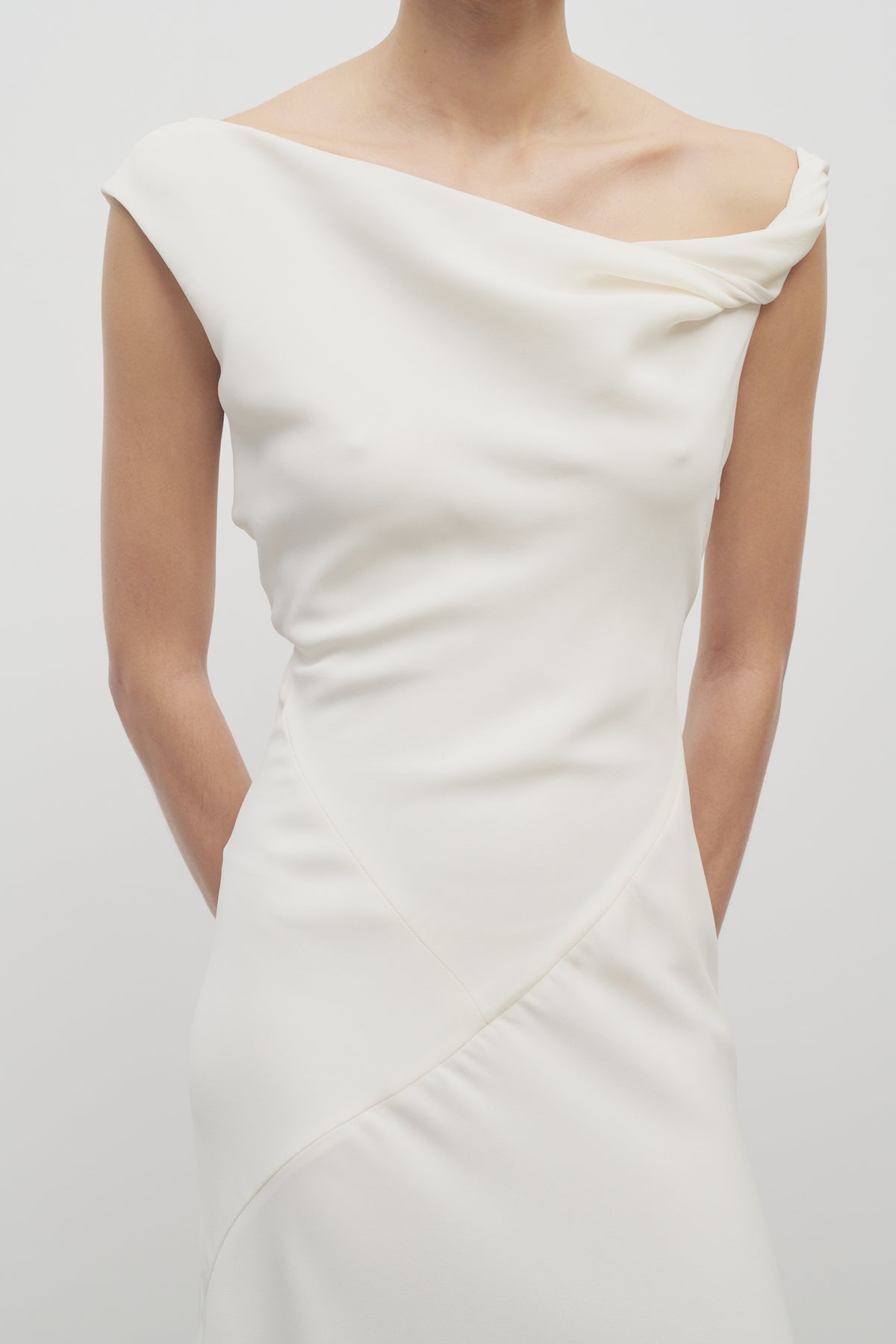 dress the population violetta Violetta Dress White – The Row