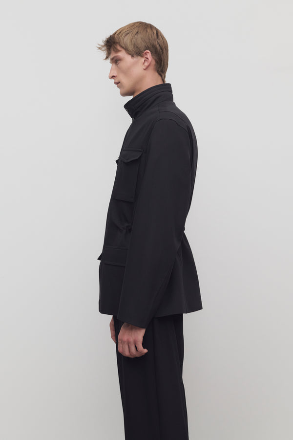 The Row VIRGIN WOOL シングルブレザージャケット Obine ジャケット ビスコース＆ウール ブラック – The Row