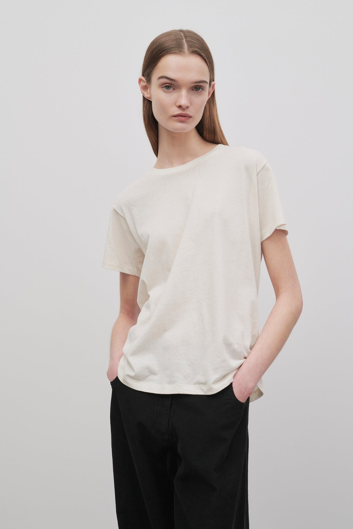 Fayola Top in Cotton and Cashmere