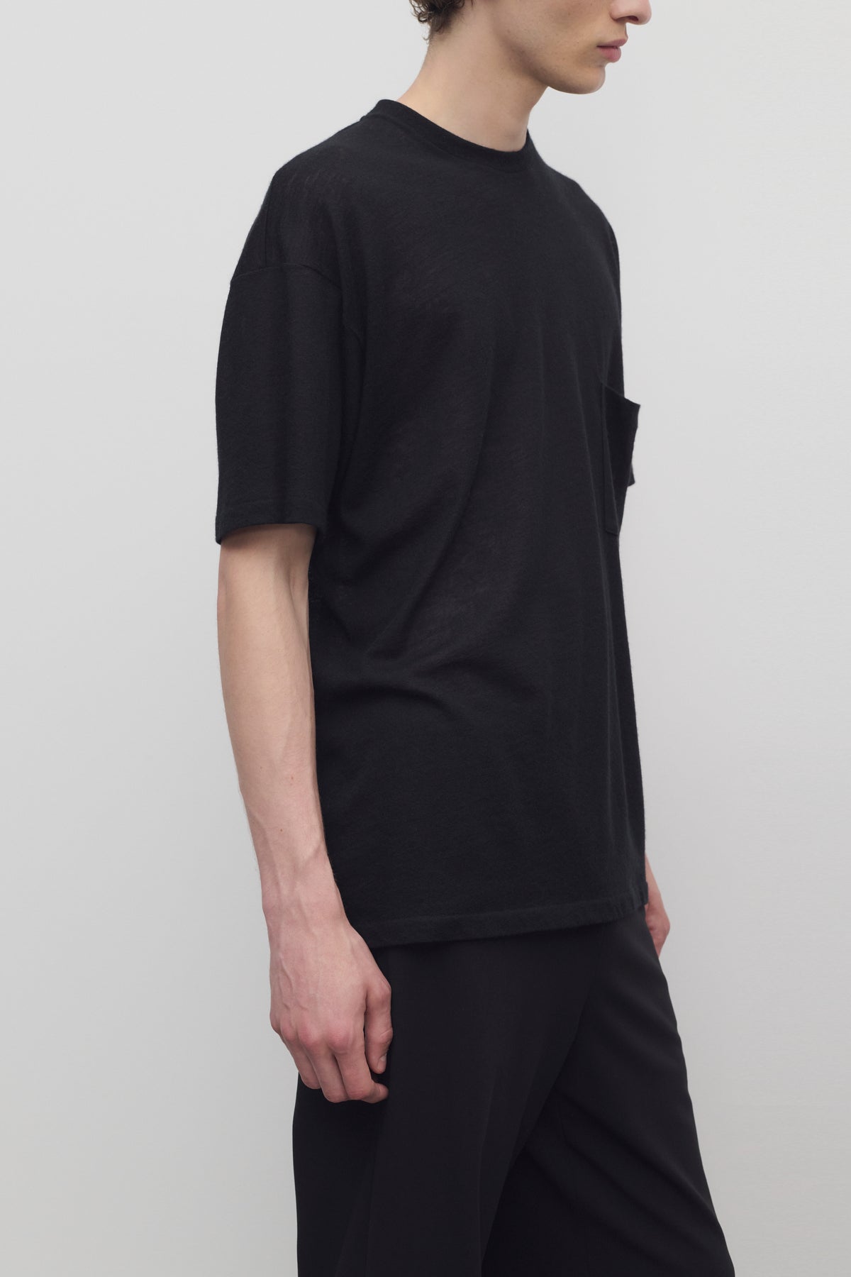 Niels T-Shirt in Virgin Wool and Cashmere