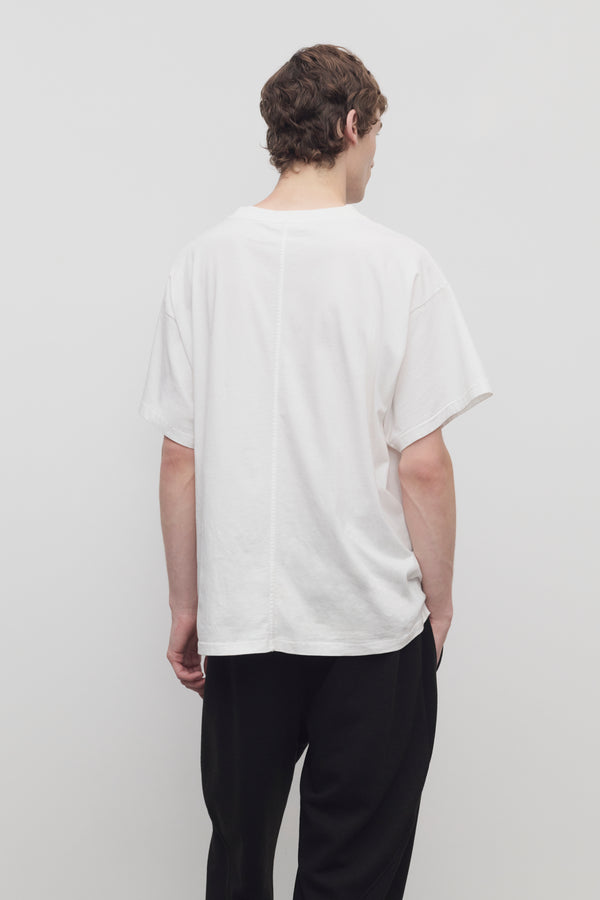 メンズ Tシャツ：コットン＆カシミヤ Tシャツ l The Row