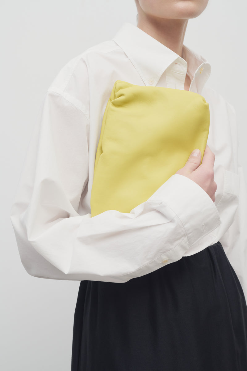 Bourse Clutch Bag in Leather
