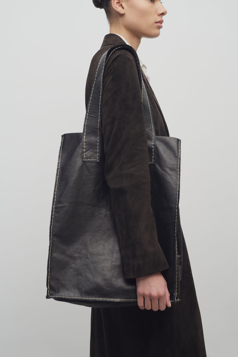 Maya Borsa tote in Pelle