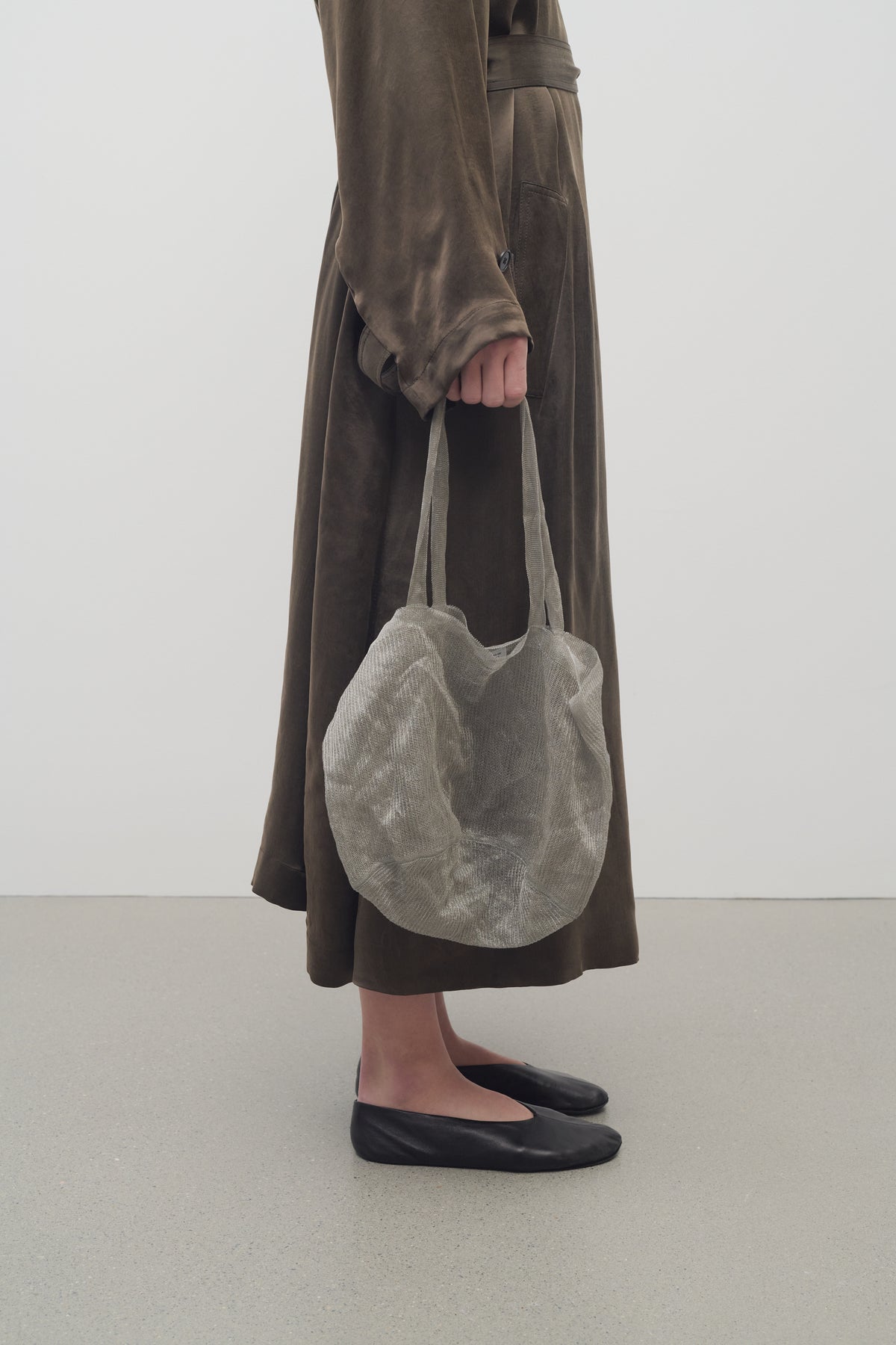 Imogen Borsa Tote in Acciaio