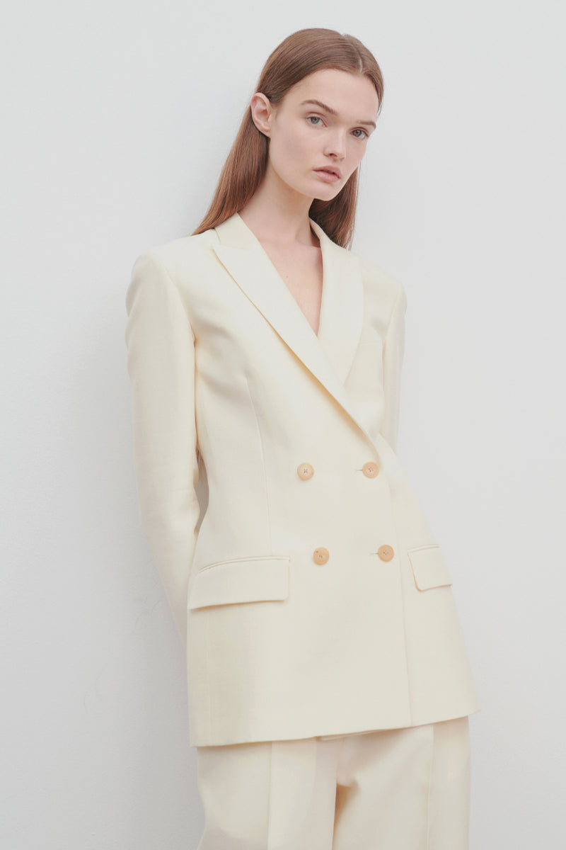 Aristide Jacket in Wool and Silk