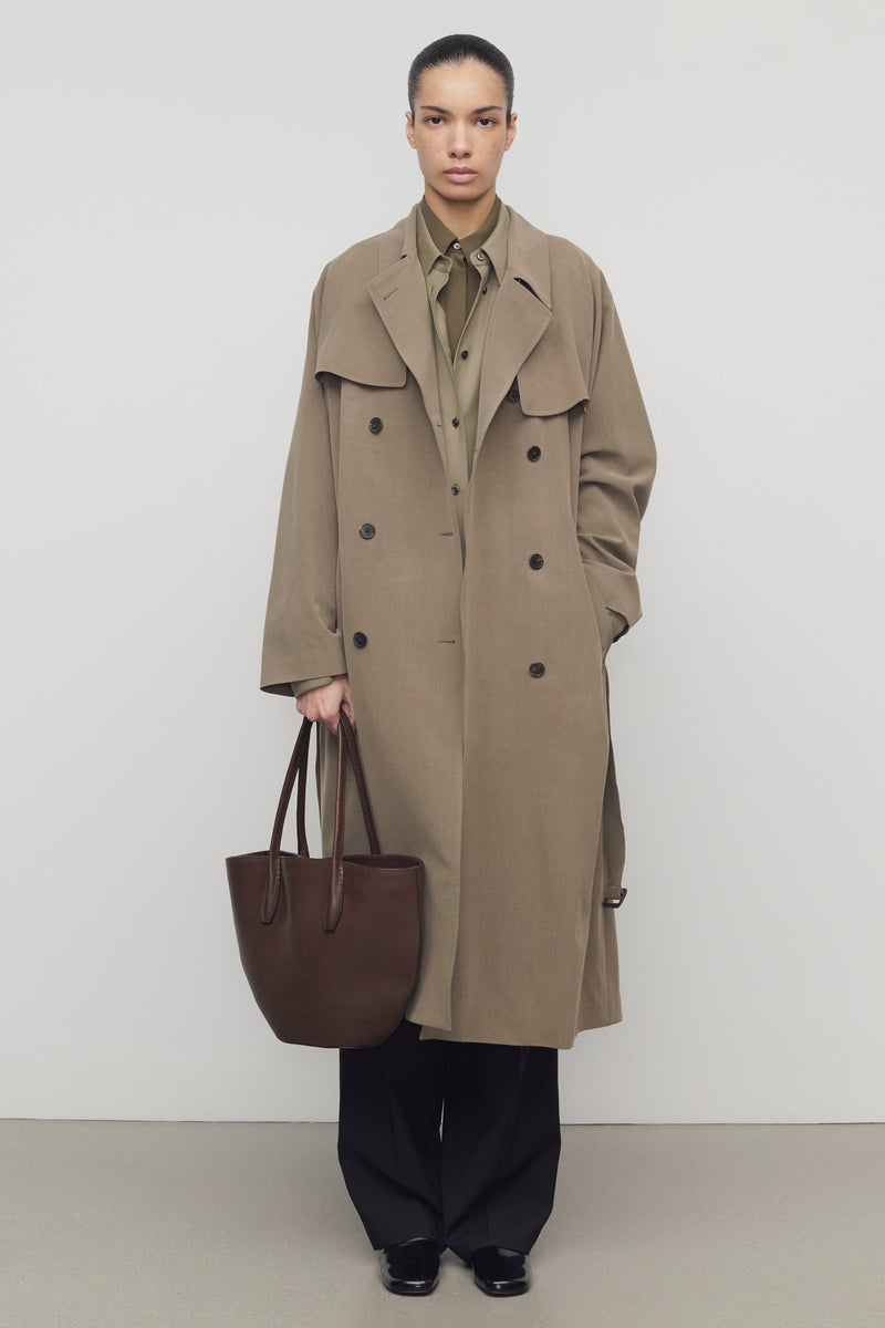 Rhydian Manteau en Laine et Soie