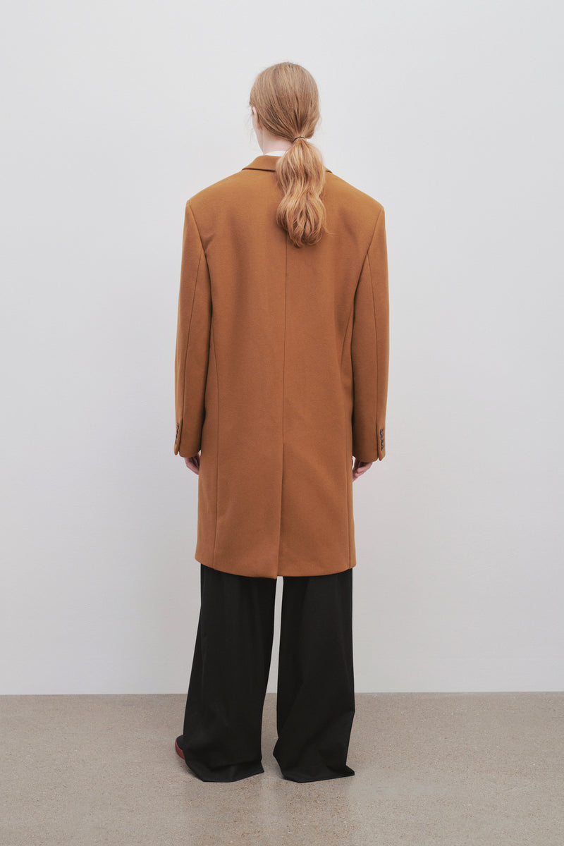 Thiago Coat in Wool and Cashmere