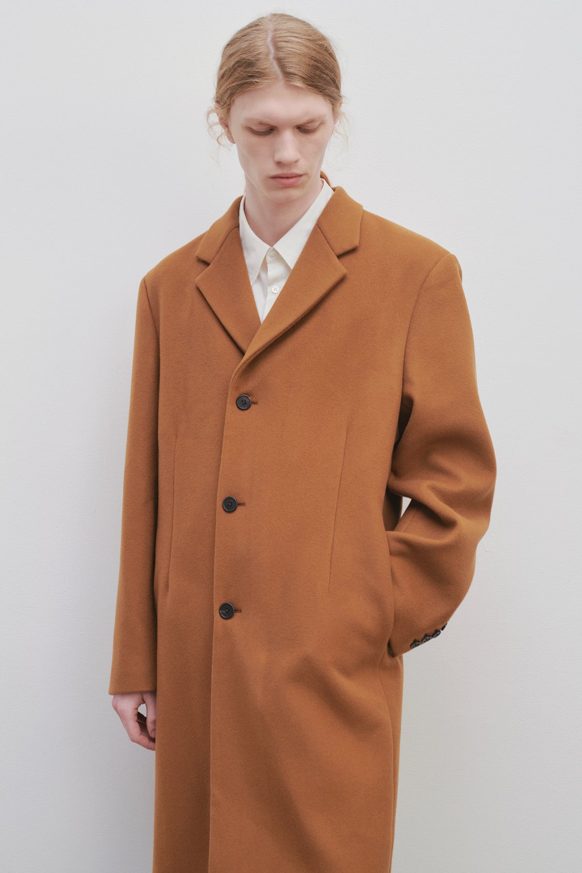 Thiago Coat in Wool and Cashmere