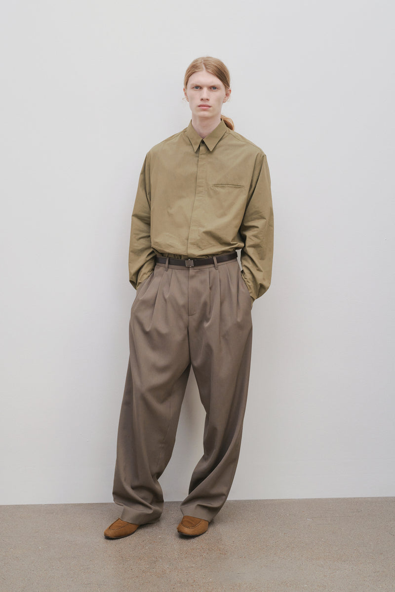 Rufus Pant in Polyester and Virgin Wool