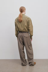 Rufus Pant in Polyester and Virgin Wool