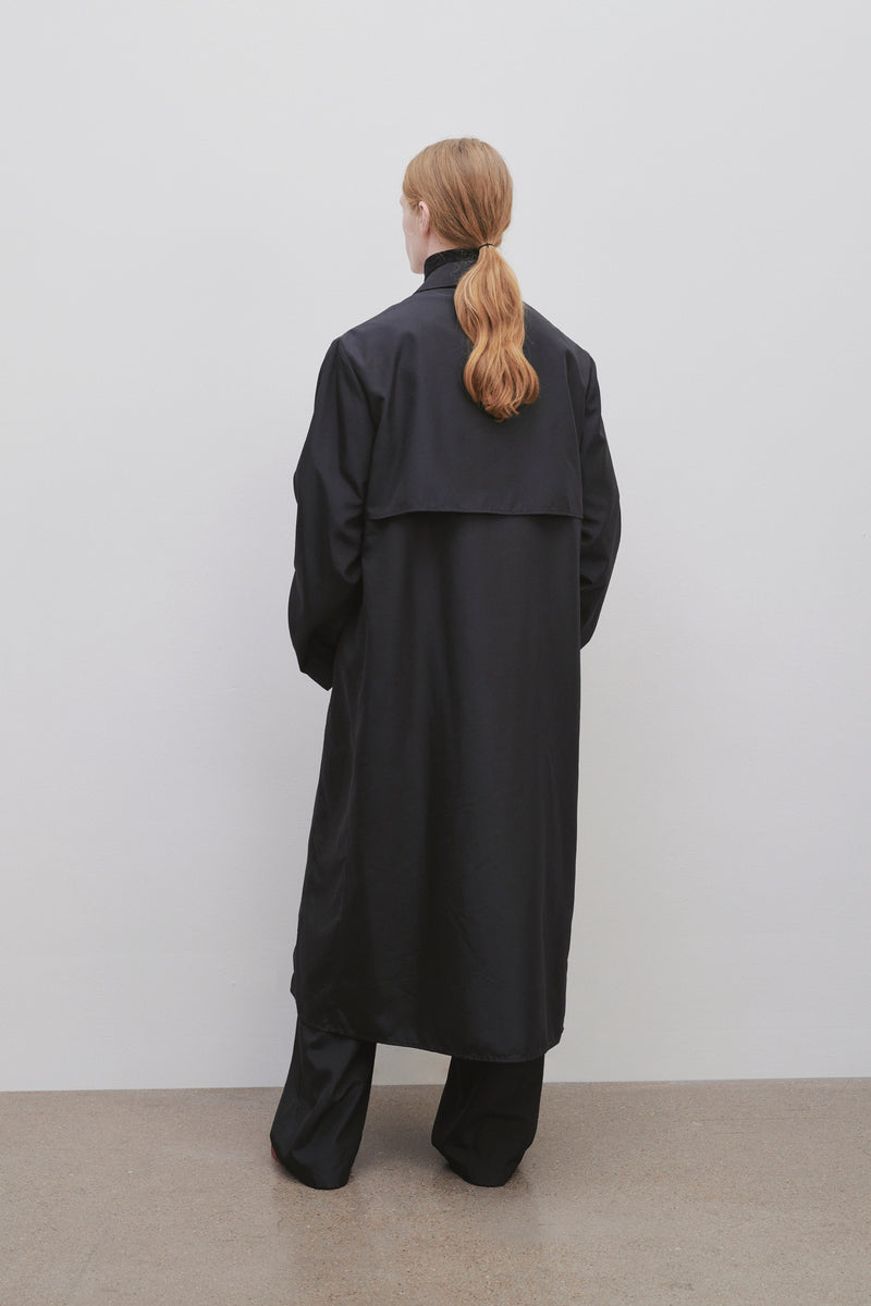 Erwin Manteau en Soie et Nylon 