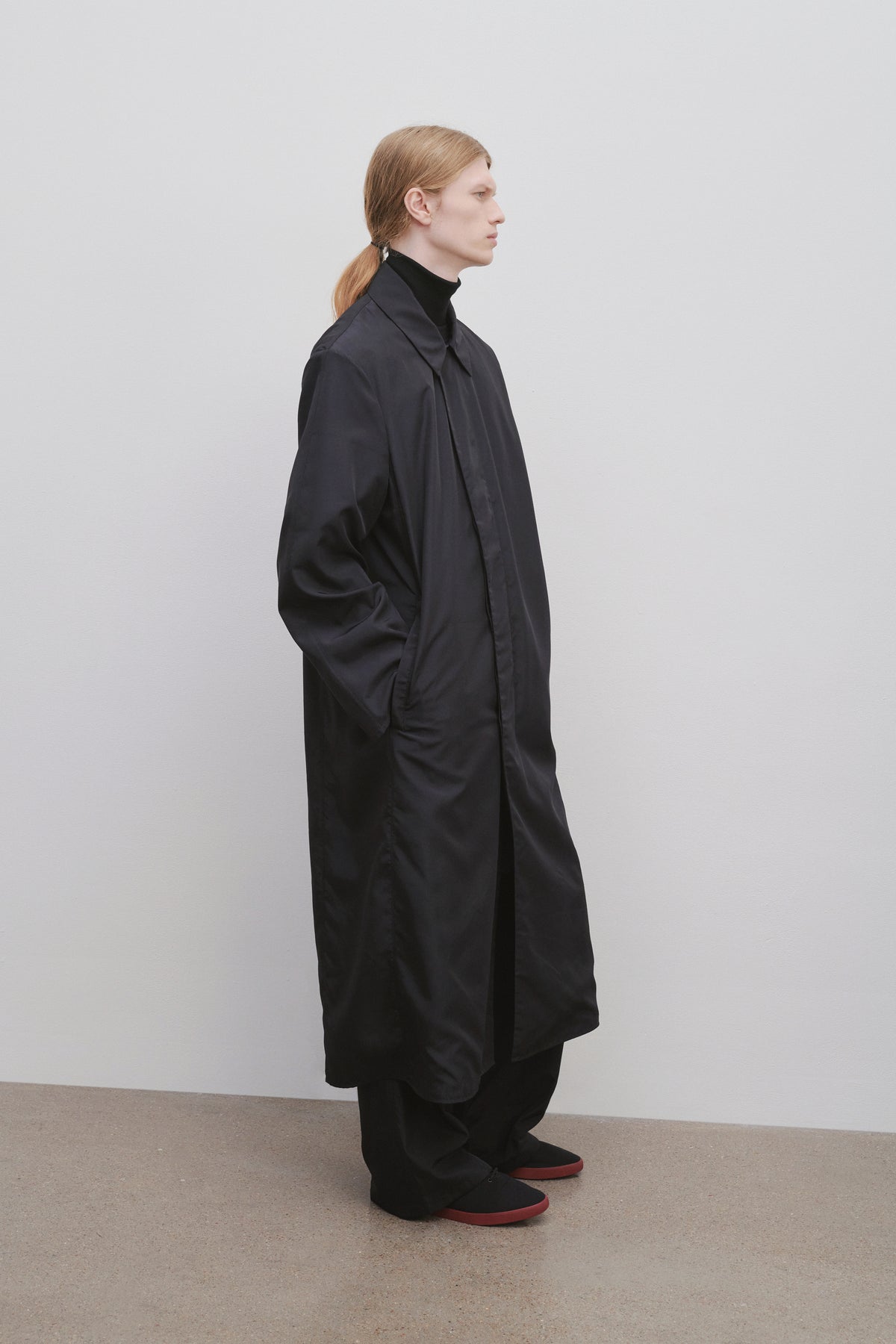 Erwin Coat in Silk and Nylon