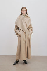 Hellen Coat in Cotton and Nylon