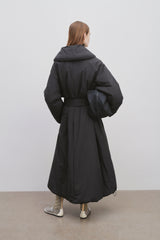 Francine Coat in Silk and Nylon