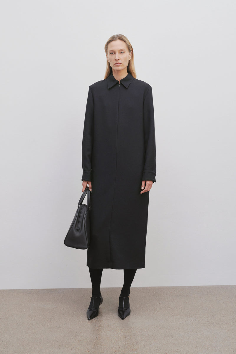Mable Dress in Wool and Viscose