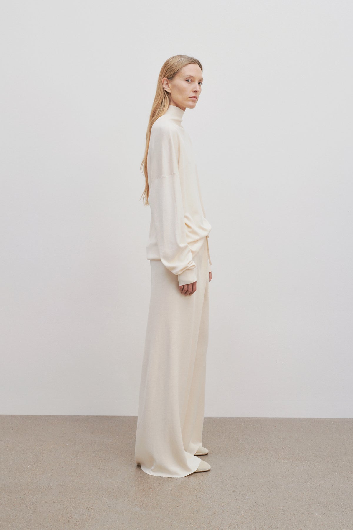 Delphine Pant in Silk and Cotton