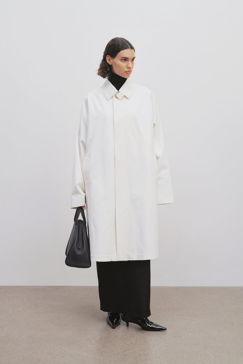 Tavisha Coat in Cotton and Silk