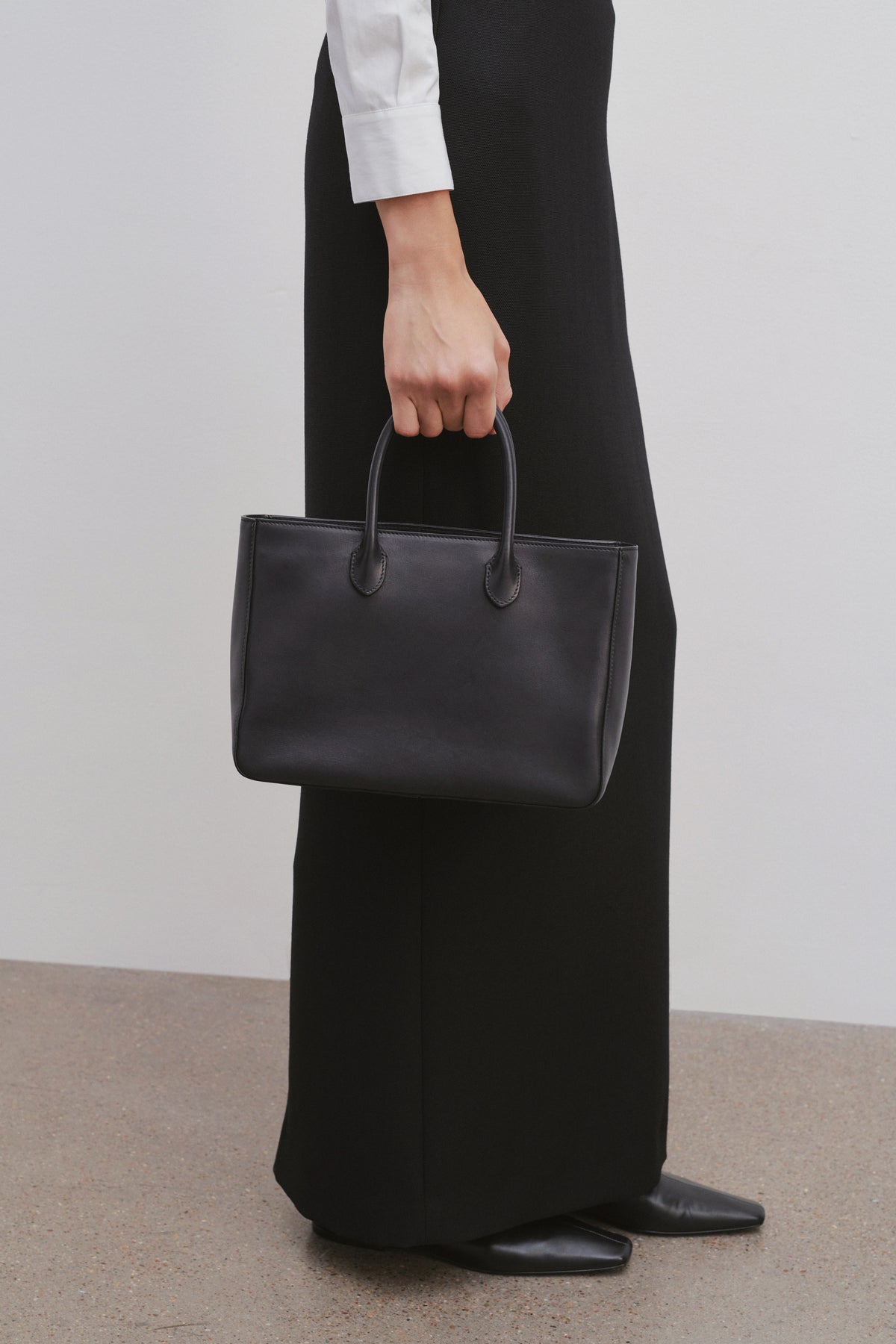 The Row Day Luxe Leather Tote Bag