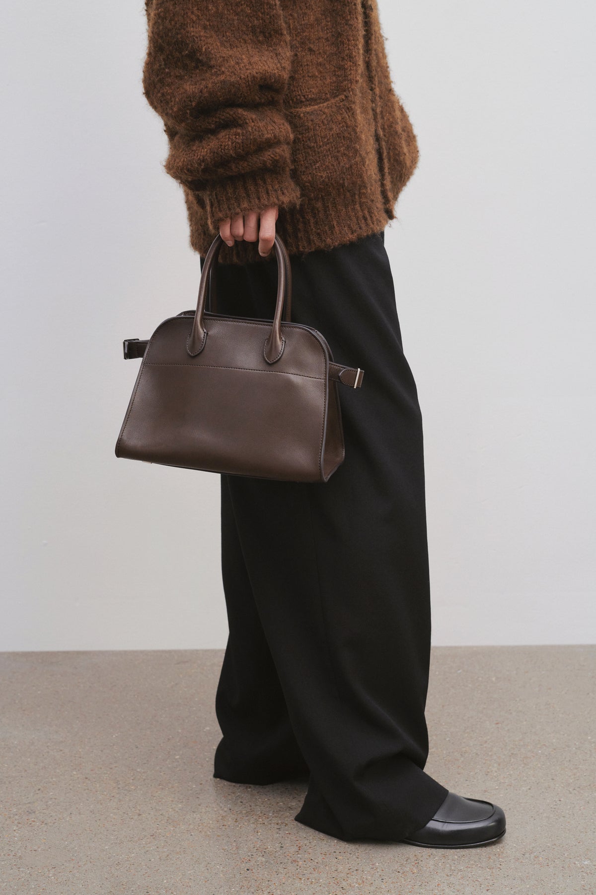 Soft Margaux 10 Bag Brown in Leather – The Row