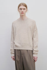 Gary Top in Virgin Wool and Linen