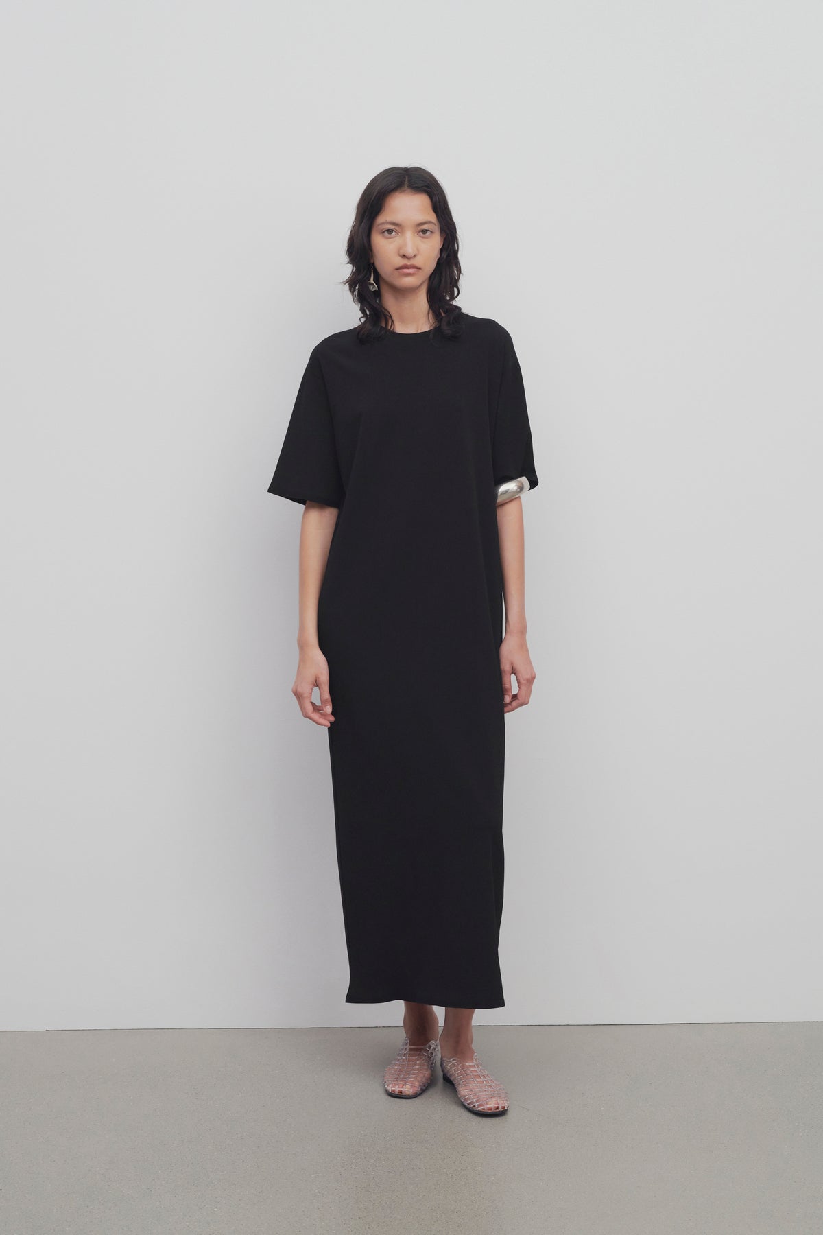 Gitu ビスコース & ポリエステルドレス ブラック – The Row 