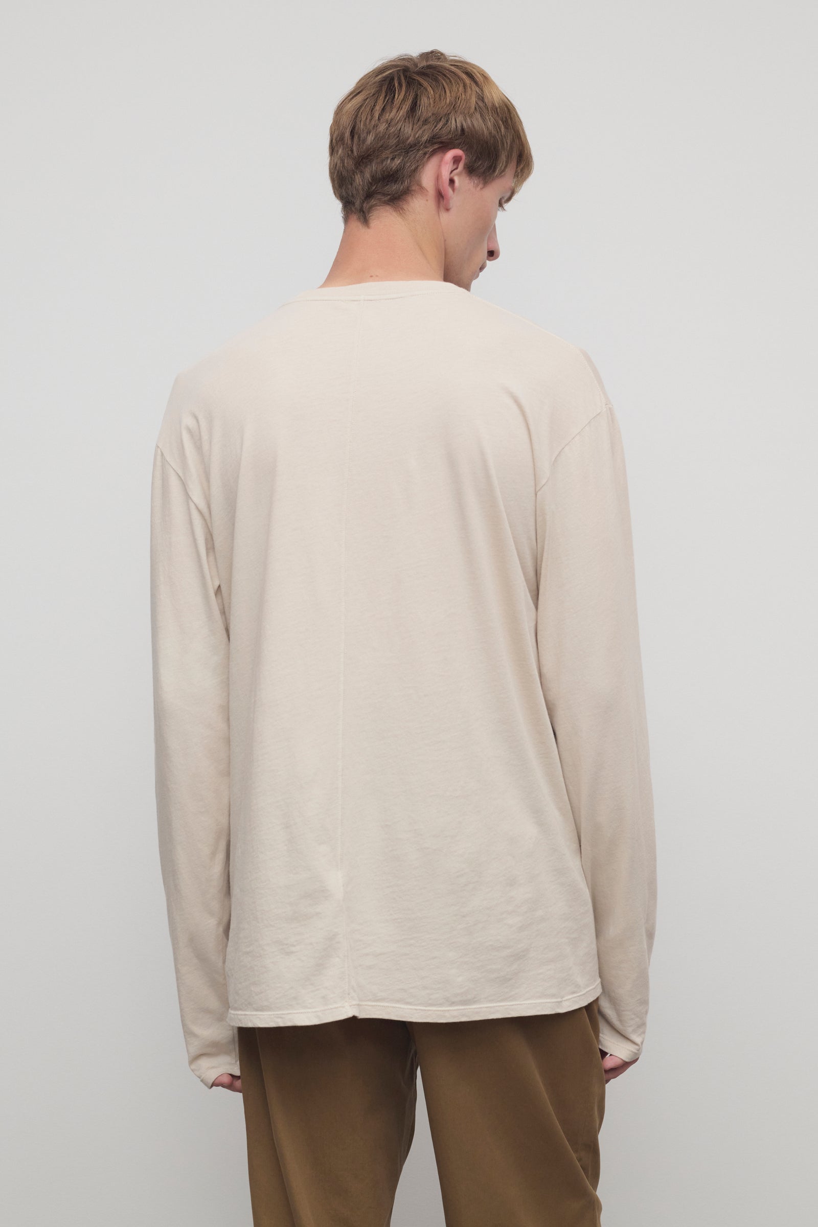 Lan Top Grey in Cotton – The Row