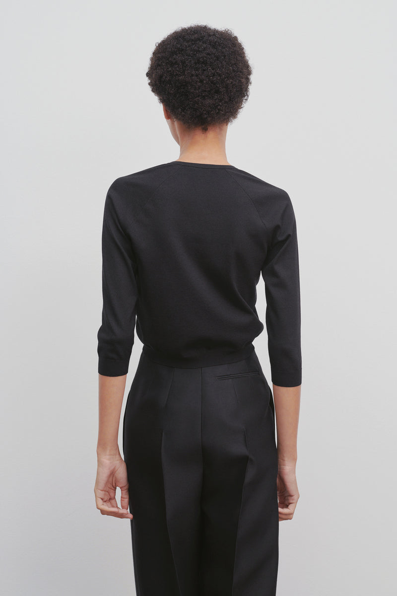 Corin Top in Shiny Silk