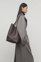 Large N/S Park Tote Bag in Leather