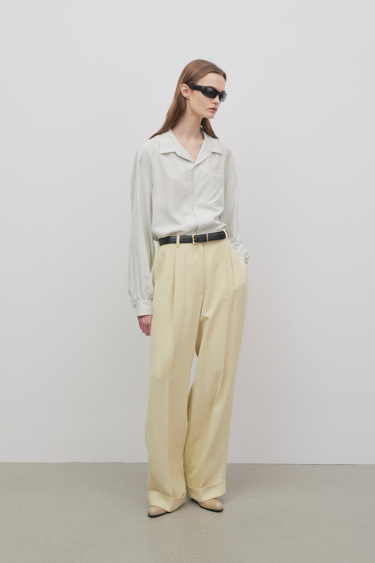 Tor Pant in Viscose, Cotton and Silk