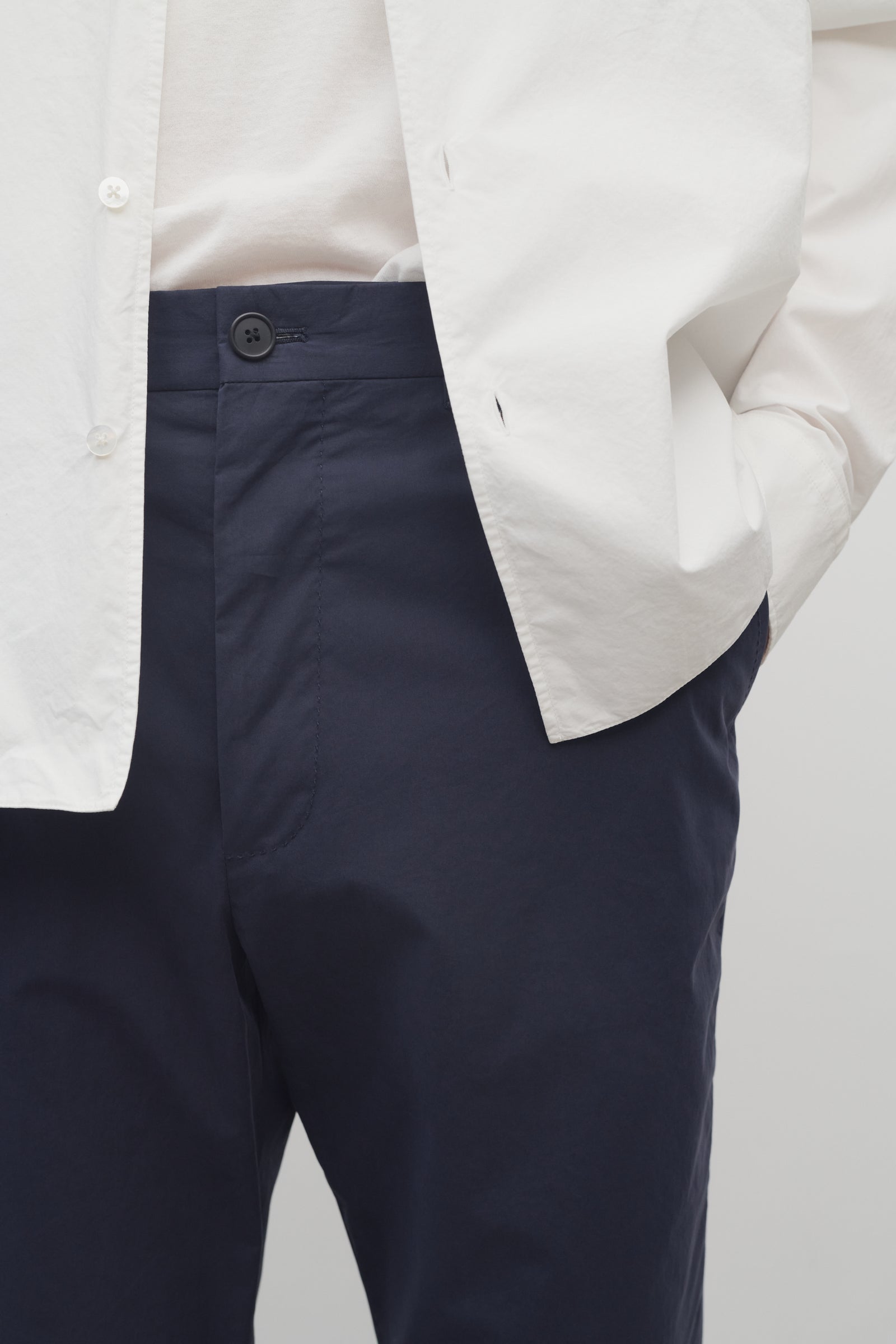 パンツ・ボトムスその他 [The Row] Lerio Pant in Cotton Lerio Pant Blue in Cotton – The Row
