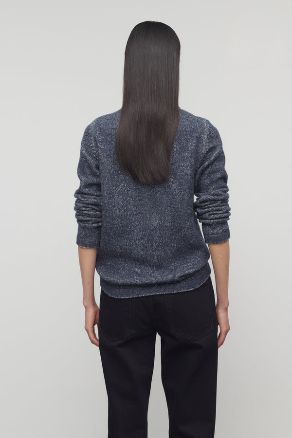 THE ROW グレー Vネック ニット カシミヤシルク XS THE ROW グレー Vネック ニット カシミヤシルク XS