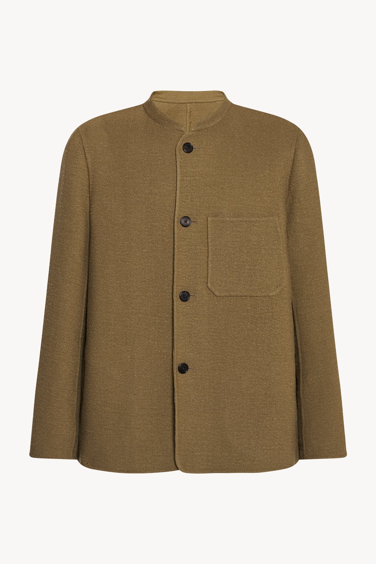 Everett Jacket in Virgin Wool and Linen