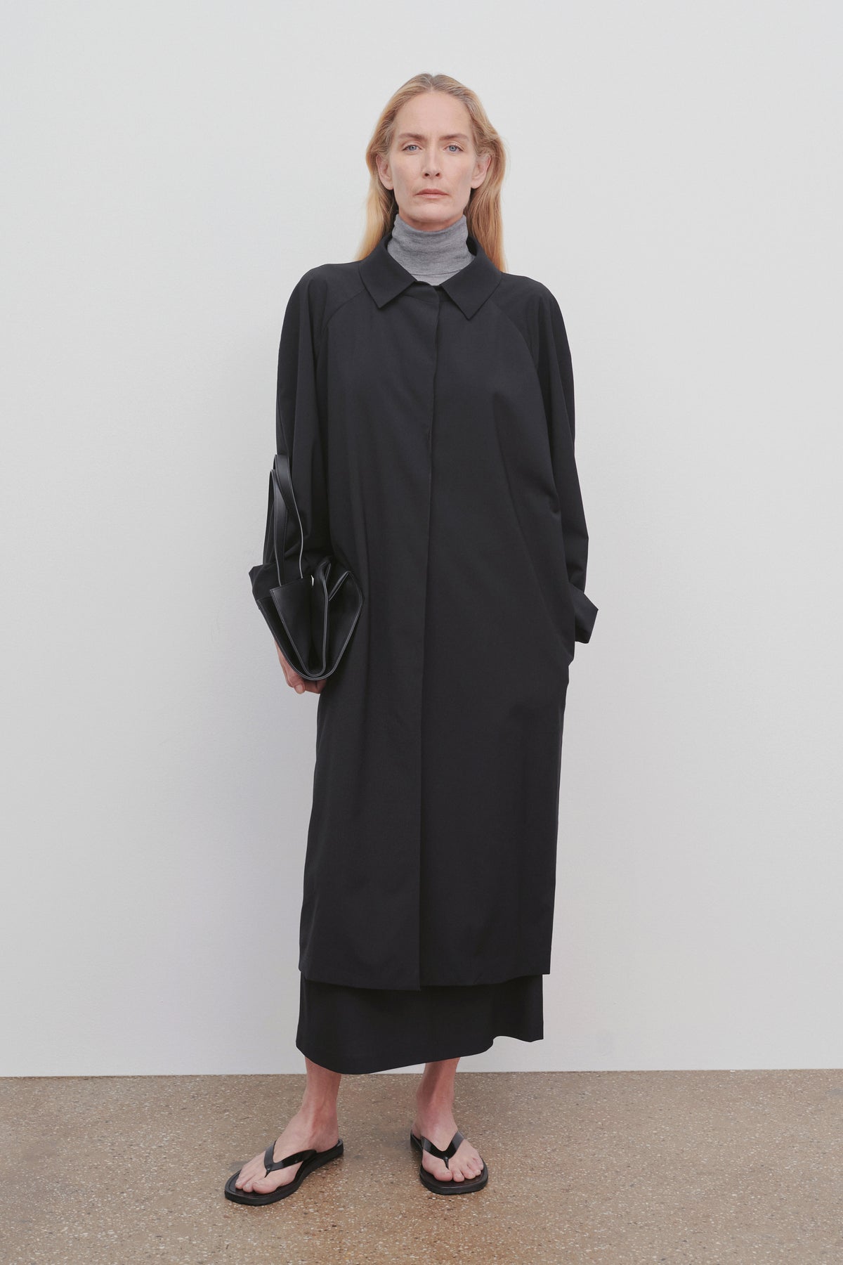 Caferino Coat in Viscose and Virgin Wool