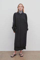 Caferino Coat in Viscose and Virgin Wool