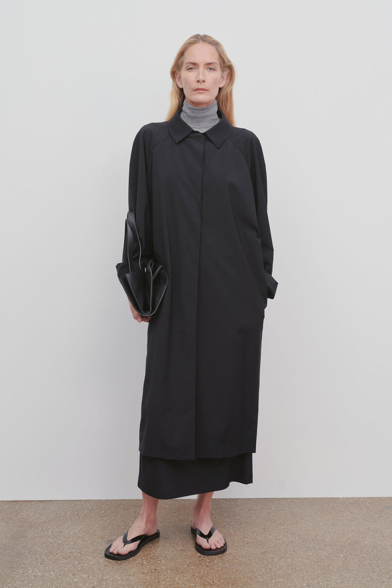 Caferino Coat in Viscose and Virgin Wool