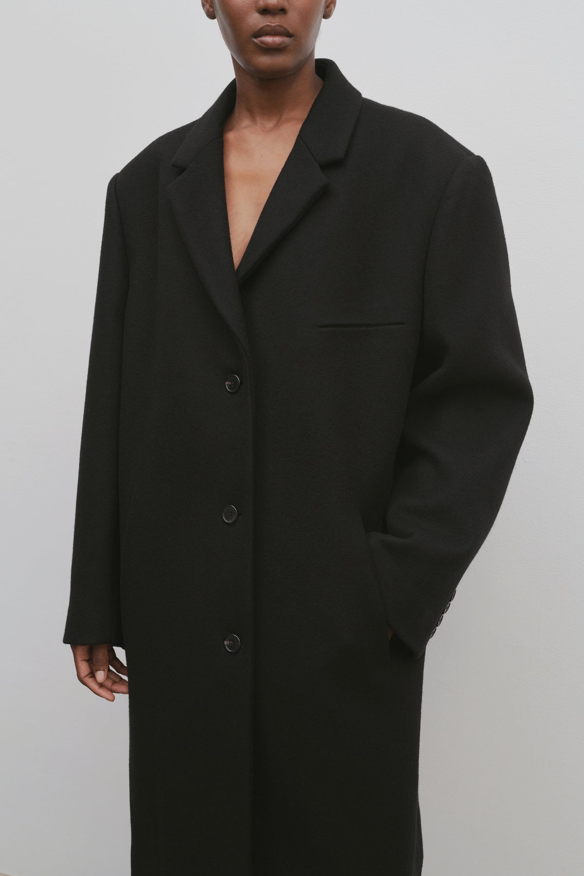 Ardon Coat in Virgin Wool and Cashmere