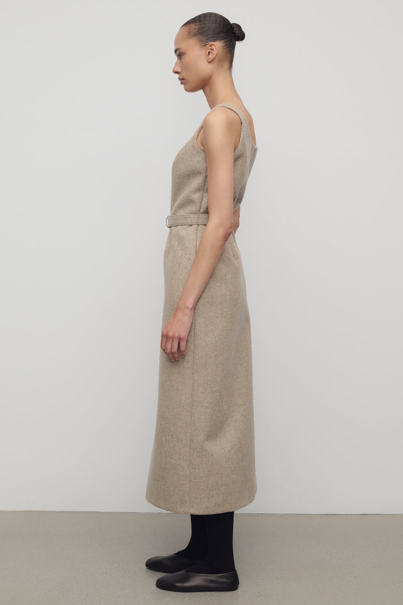 Vadira Dress Beige The Row Vadira Dress Beige The Row