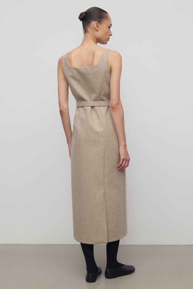 Vadira Dress Beige The Row Vadira Dress Beige The Row