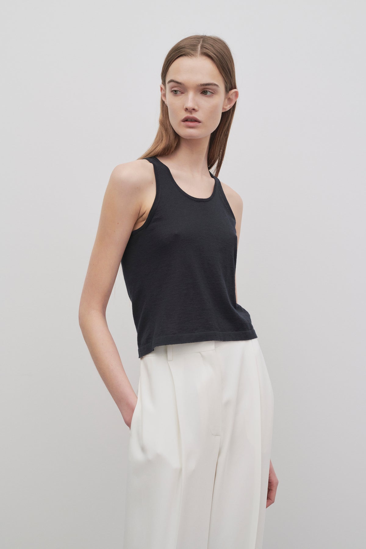 Formosa Tank in Cotton and Cashmere