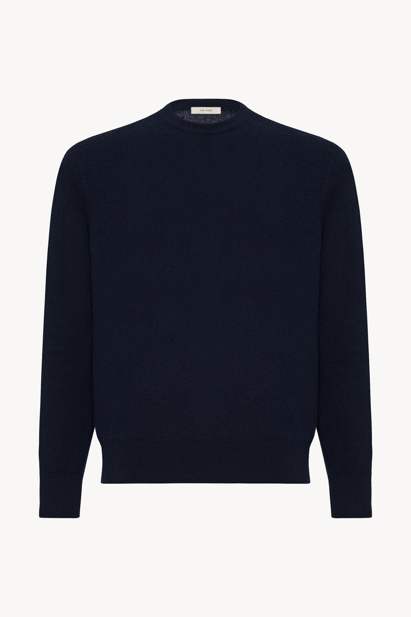 Benji Sweater Blue in Cashmere – The Row