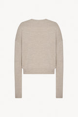 Gary Top in Virgin Wool and Linen