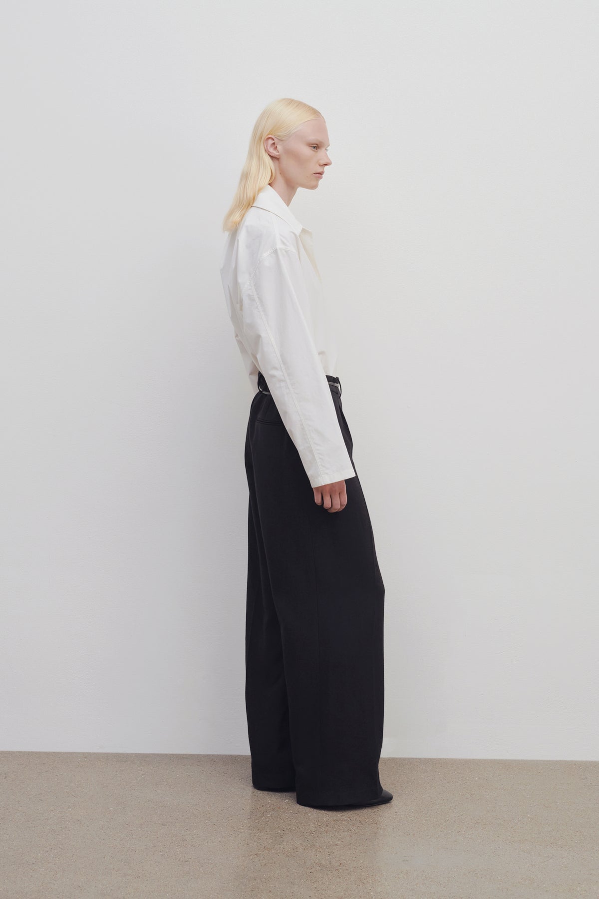 Roan Pant in Viscose and Virgin Wool
