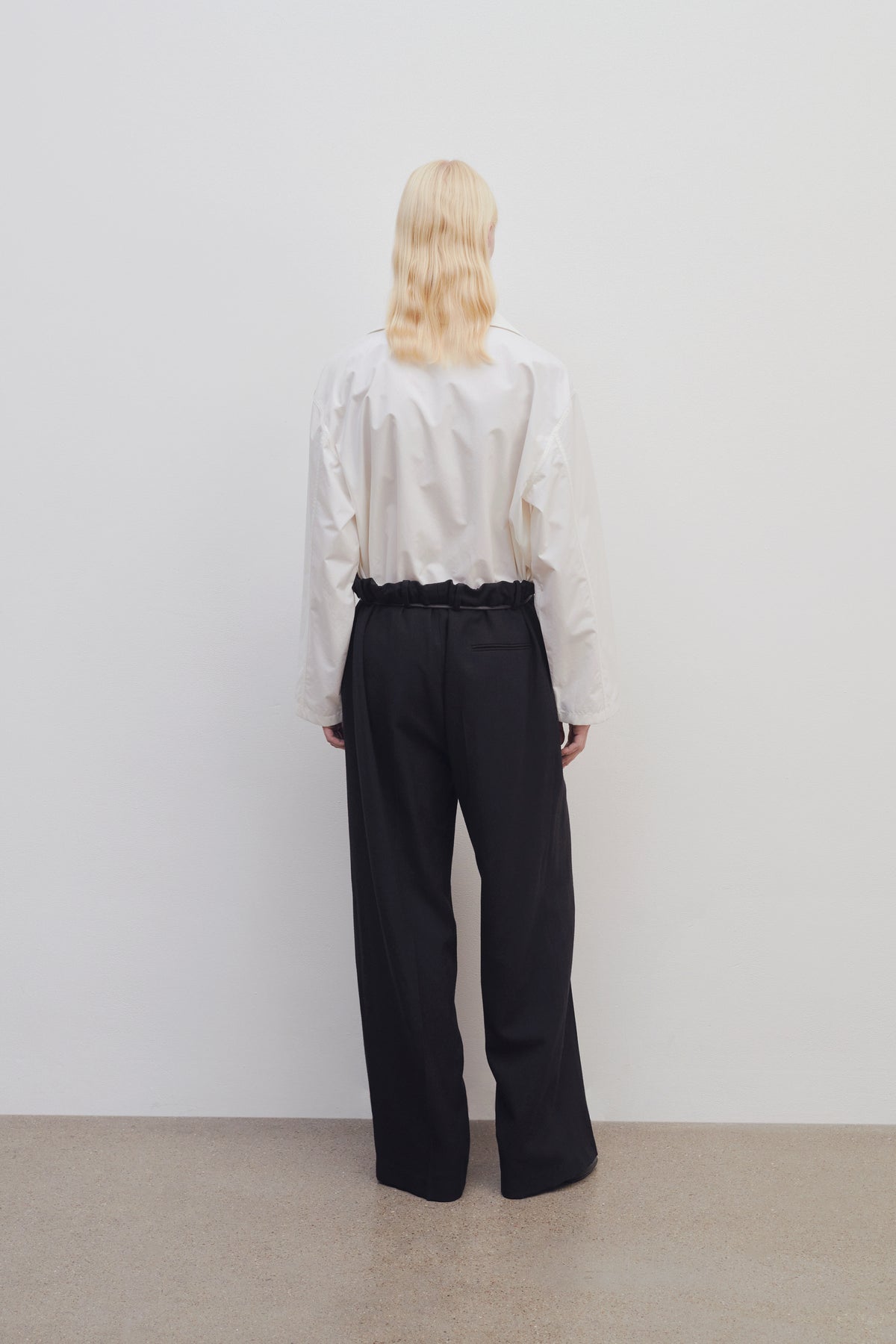 Roan Pant in Viscose and Virgin Wool