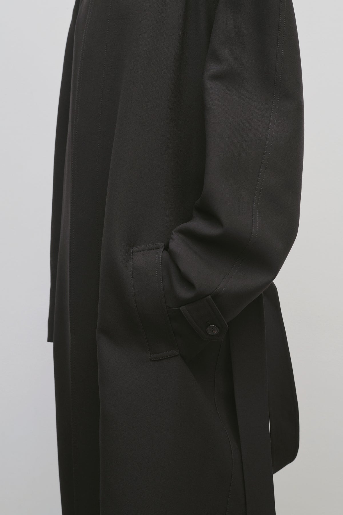 Devitt Coat in Wool and Silk